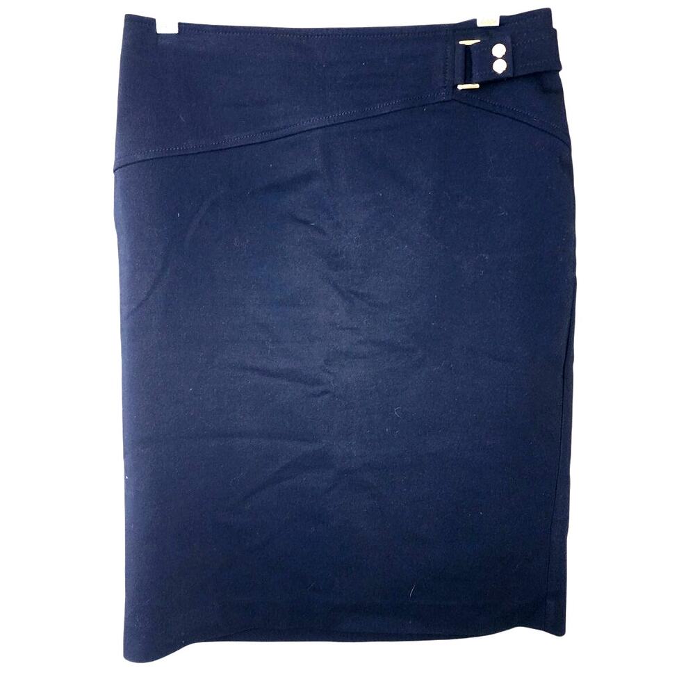 Alfani Women's Blue Pencil Knee Length Skirt Size 2
